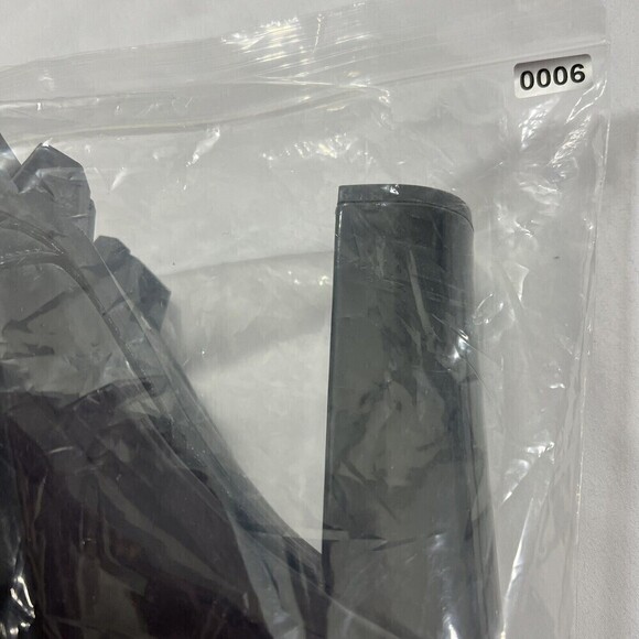 Fashion Nova Women’s Black Patent 4.5 Inch Chunky Heel Front Zipper Boot Size7.5 - Picture 12 of 12